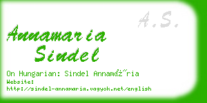 annamaria sindel business card
